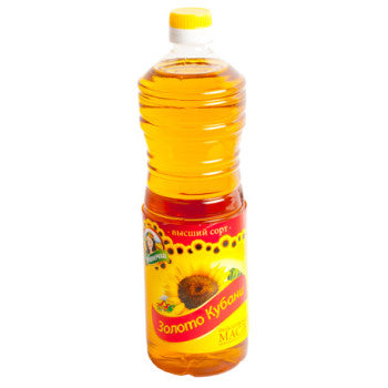 Sunflower Oil Unrefined Zoloto Kubani 1L