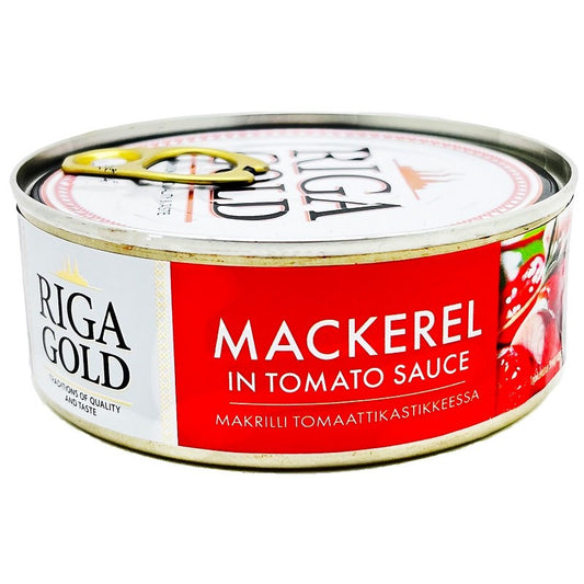 Скумбрия в томатном соусе "Riga Gold" 240г