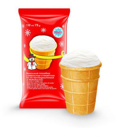 Ice Cream Plombir "Snowman" 120ml