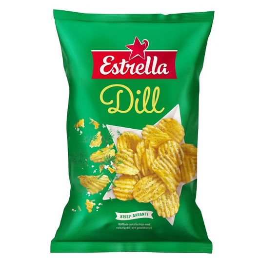Crisps Dill Flavour "Estrella" 130g