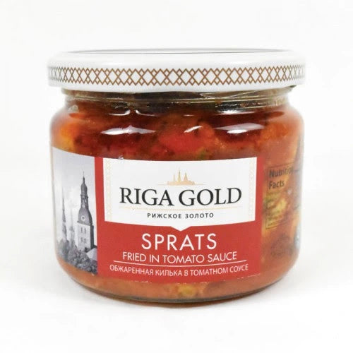 Шпроты в томатном соусе "Riga Gold" 250г