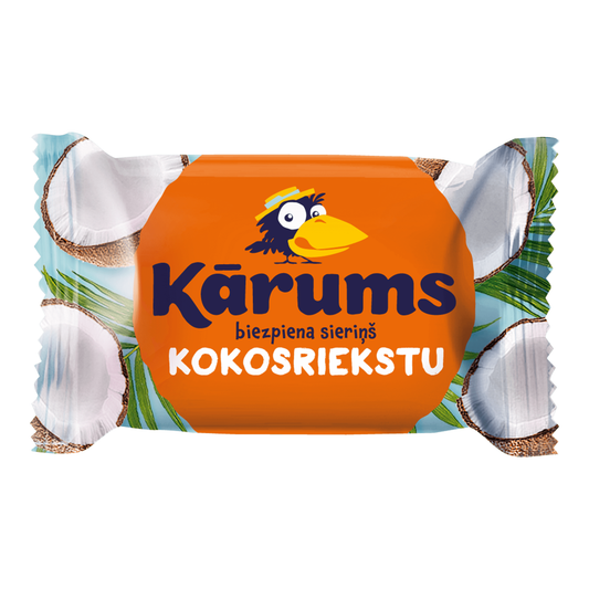 Сырок творожный глазированный кокосовый "Karums" 45г