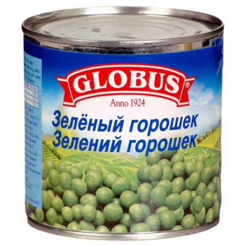 Preserved Green Peas "Globus" 400g